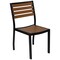Flash Furniture Faux Teak Outdoor Patio Table and Chair Set XU-DG-10456033-GG - alternate 5